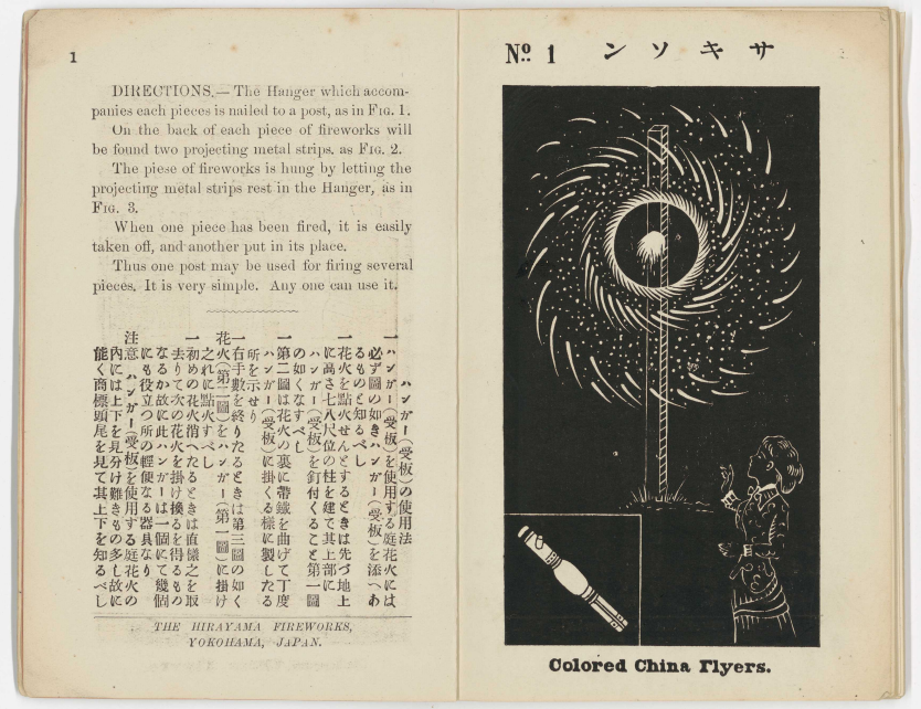 The Illustrated Fireworks of Jinta Hirayama, circa 1877 — The